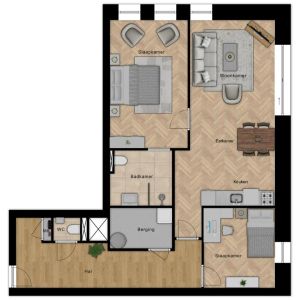 Appartement type C,  - Plattegrond 4