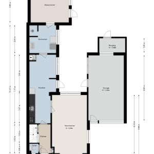 Krikkenstraat 21, 7701 CW Dedemsvaart - Plattegrond 1