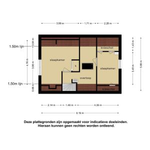 Hoofdvaart 45, 7701 JG Dedemsvaart - Plattegrond 2