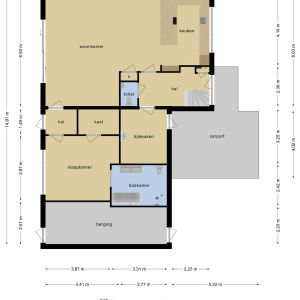 Getouwenstraat 5, 7776 XT Slagharen - Plattegrond 1