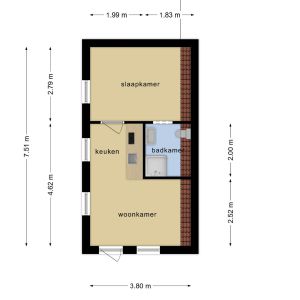Nieuwe Dijk 11, 7707 RJ Balkbrug - Plattegrond 3