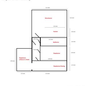 De Haar 4 71, 7707 PK Balkbrug - Plattegrond 1