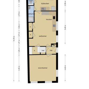 Van Roijensweg 47, 7691 BR Bergentheim - Plattegrond 1