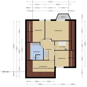 De Klaverzuring 13, 7701 MR Dedemsvaart - Plattegrond 2