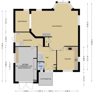 De Klaverzuring 13, 7701 MR Dedemsvaart - Plattegrond 1