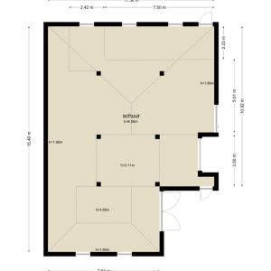 Kanaalweg-Oost 24, 7691 CE Bergentheim - Plattegrond 5