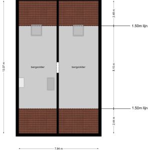 Mr. Zacharias Tijllaan 61, 7701 HS Dedemsvaart - Plattegrond 2