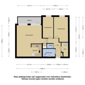 De Mulderij 137, 7772 HK Hardenberg - Plattegrond 1