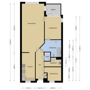 Gramsberger State 23, 7783 AZ Gramsbergen - Plattegrond 1