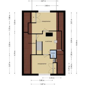 H.H. Schefferlaan 18, 7771 CW Hardenberg - Plattegrond 2