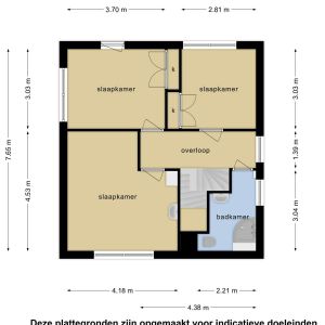 Langewijk 65, 7701 AB Dedemsvaart - Plattegrond 2