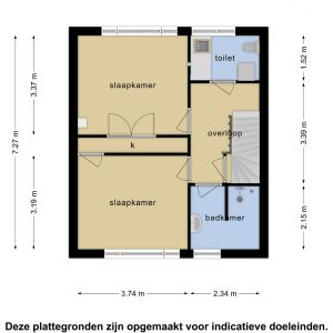 Acacialaan 38, 7707 BJ Balkbrug - Plattegrond 2