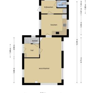 Molstraat 9, 7701 JA Dedemsvaart - Plattegrond 1