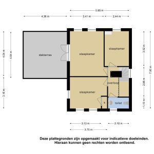 Westeindigerdijk 20, 7791 RV Radewijk - Plattegrond 2