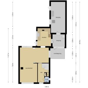 De Prunus 98, 7701 WR Dedemsvaart - Plattegrond 1