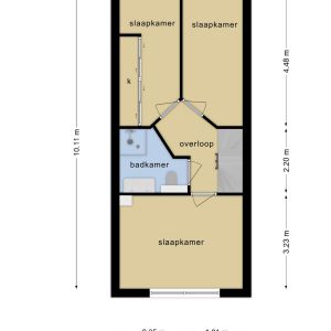 Reigerstraat 21, 7771 AM Hardenberg - Plattegrond 1