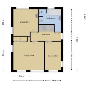 Klokkenbuil 13, 7773 AW Hardenberg - Plattegrond 2
