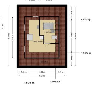 Klokkenbuil 13, 7773 AW Hardenberg - Plattegrond 3