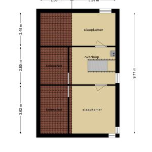 Moerasroos 11, 7701 ND Dedemsvaart - Plattegrond 2