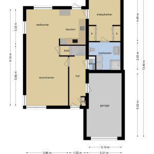 Moerasroos 11, 7701 ND Dedemsvaart - Plattegrond 1