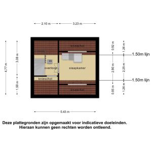 De Koningsvaren 47, 7701 ME Dedemsvaart - Plattegrond 2