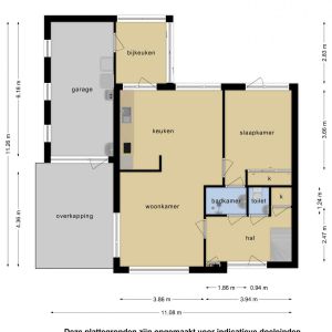 De Oostermaat 13 a, 7783 BV Gramsbergen - Plattegrond 1