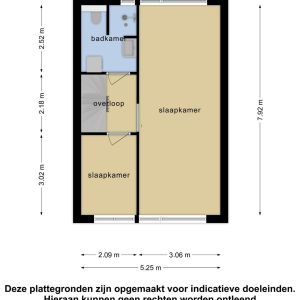 Boekweitstraat 47, 7776 BH Slagharen - Plattegrond 2