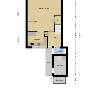 Boekweitstraat 47, 7776 BH Slagharen - Plattegrond 1