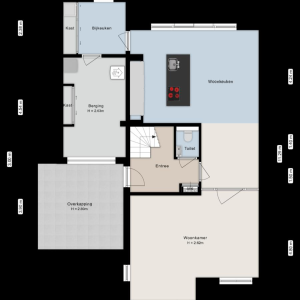 Mittendorffwerf 53, 7701 XR Dedemsvaart - Plattegrond 1