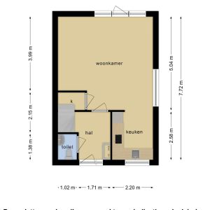 Cavaljestraat 10, 7701 XH Dedemsvaart - Plattegrond 1
