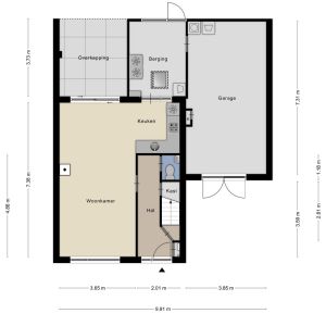 Pinksterbloemstraat 10, 7731 XB Ommen - Plattegrond 1