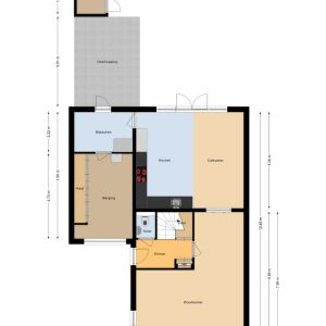 Weenerwerf 12, 7701 XW Dedemsvaart - Plattegrond 1