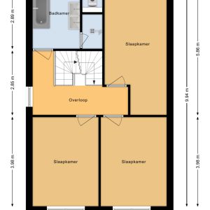 Weenerwerf 12, 7701 XW Dedemsvaart - Plattegrond 2