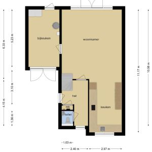 Noorderhof 7, 7705 PN Drogteropslagen - Plattegrond 1
