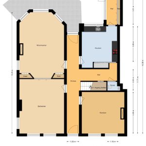 Julianastraat 40, 7701 GM Dedemsvaart - Plattegrond 1
