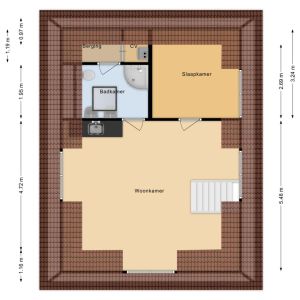 Hoofdvaart 87, 7701 JH Dedemsvaart - Plattegrond 2
