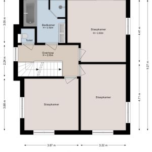 Swankhuisenwerf 8, 7701 XX Dedemsvaart - Plattegrond 2