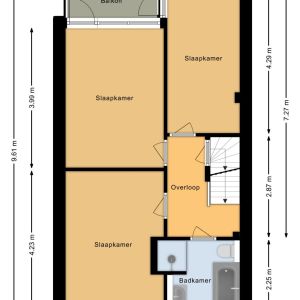 Turflaan 54, 7776 BL Slagharen - Plattegrond 2