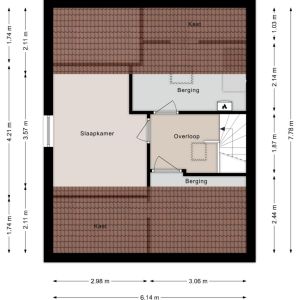 Bolsterstraat 22, 7776 BC Slagharen - Plattegrond 3