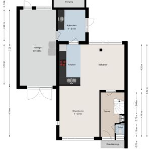 De Aak 49, 7701 LE Dedemsvaart - Plattegrond 1