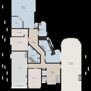 Bruchterweg 68, 7772 BH Hardenberg - Plattegrond 1