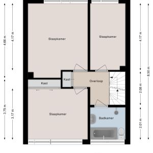 De Aak 47, 7701 LE Dedemsvaart - Plattegrond 2