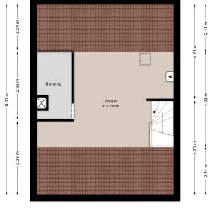De Aak 47, 7701 LE Dedemsvaart - Plattegrond 3