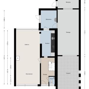 De Aak 47, 7701 LE Dedemsvaart - Plattegrond 1