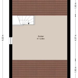 Boekweitstraat 65, 7701 VR Dedemsvaart - Plattegrond 3