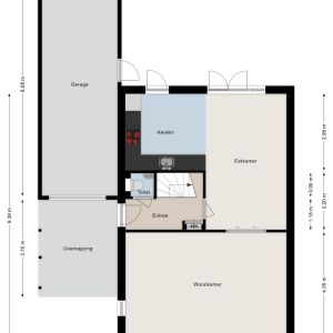 Floralaan 202, 7772 NV Hardenberg - Plattegrond 1