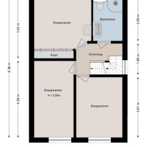 Pijlkruid 3, 7772 ME Hardenberg - Plattegrond 2