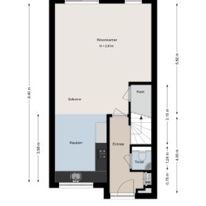 Jongsmalaan 4, 7773 BG Hardenberg - Plattegrond 1