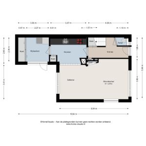 Rozenstraat 39, 7701 GA Dedemsvaart - Plattegrond 1