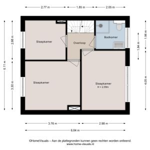 Rozenstraat 39, 7701 GA Dedemsvaart - Plattegrond 2